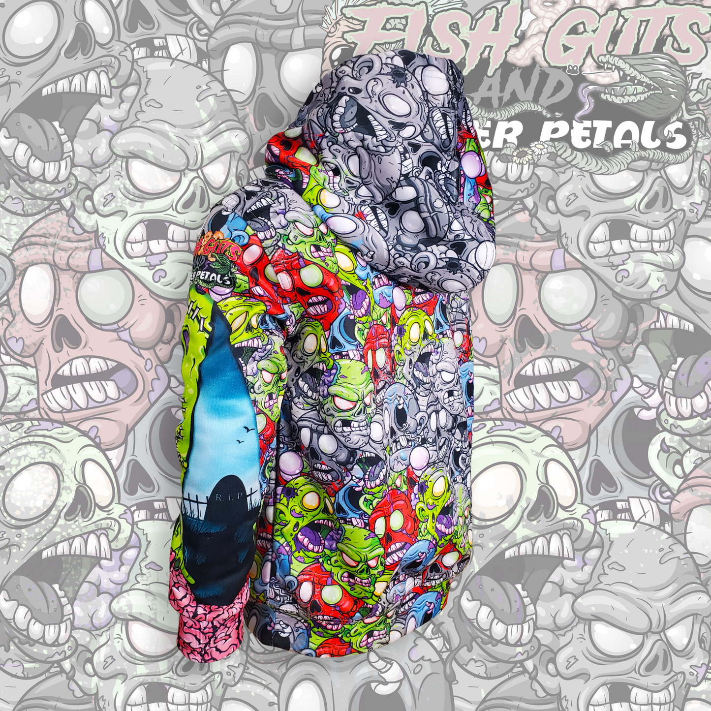 Fish Guts and Flower Petals - ZOMBIE - Hoodie